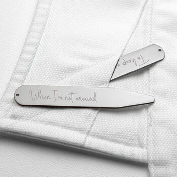 Personalised Handwriting Collar Stiffeners, 10 of 12