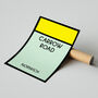 Carrow Road Monopoly Norwich Football Print, thumbnail 2 of 2