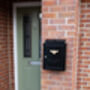 Wall Mounted Post Box With Bee Design, thumbnail 6 of 7