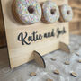 Personalised Doughnut Stand For Nine Doughnuts Donut Stand, thumbnail 2 of 7