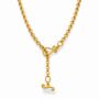 Vintage Toggle Clasp Necklace In 18 K Gold Adjustable Belcher Chain Waterproof Jewellery, thumbnail 6 of 8
