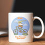 Personalised Cyclist Gonk Father's Day Mug, thumbnail 1 of 2