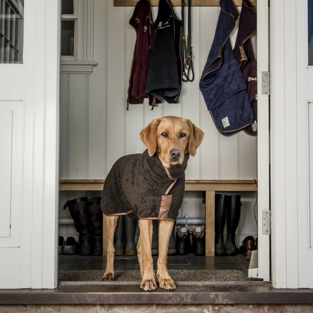dog drying coat the country collection by the ruff and tumble dog