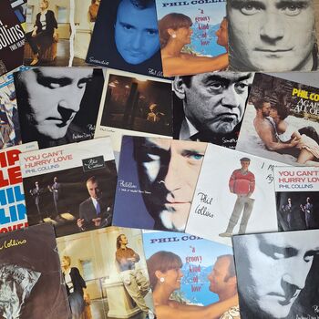 Multi Frame Music Art Rock Pop Phil Collins | Frank Sinatra | Abba | Rick Astley | Beatles | Pet Shop Boys |, 5 of 5
