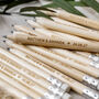 Personalised Wedding Favour Alternative Pencil Us In, thumbnail 1 of 3