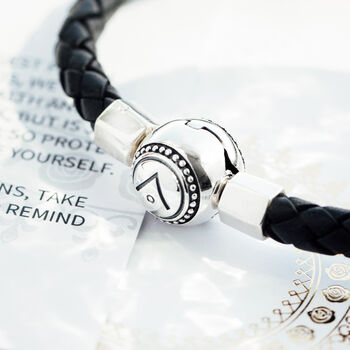 Personalised Men's Protect Reminder Bracelet, 2 of 10