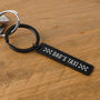 'Dad's Taxi' Long Black Metal Keyring | Key Accessory | Father's Day, thumbnail 1 of 2