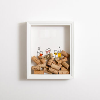 Personalised Wine Bottles Frame, 5 of 5