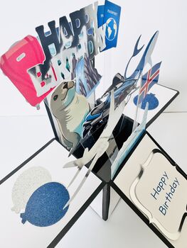 Iceland Themed 3D Birthday Card, 7 of 7