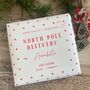 North Pole Special Delivery Personalised Wrapping Paper, thumbnail 1 of 9