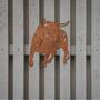 Metal Bull Gift For Rodeo Lover Cowboy Wall Art, thumbnail 8 of 10