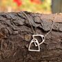Personalised Stirrup Necklace, Silver, Gold Or Rose Gold, thumbnail 12 of 12