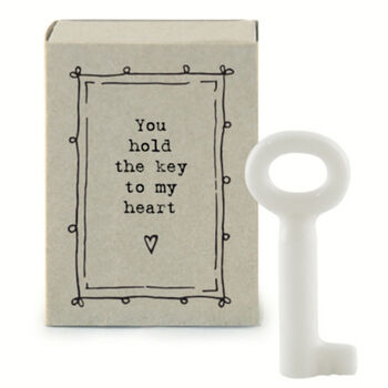 'You Hold The Key To My Heart' Wedding Love Token Gift, 2 of 2