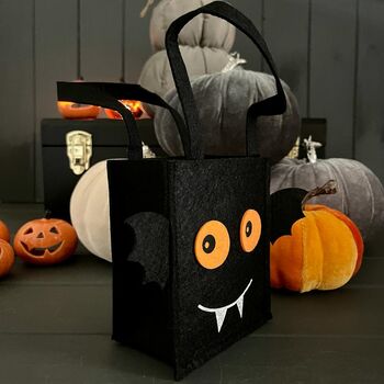 Black Halloween Bat Bag By Nest Gifts
