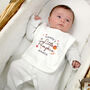 Personalised Little Pumpkin Halloween Bib, thumbnail 2 of 4