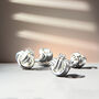 Sterling Silver Knot Cufflinks, thumbnail 3 of 8