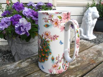 Large China Jug In Peacock Design, 5 of 7