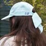 Personalised Birthday Flower Organic Cotton Cap Gift, thumbnail 7 of 10