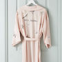 Personalised Bridal Butterfly Long Dressing Gown, thumbnail 1 of 8