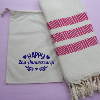 Personalised Soft Cotton Sofa Throw Blanket, 6 of 10