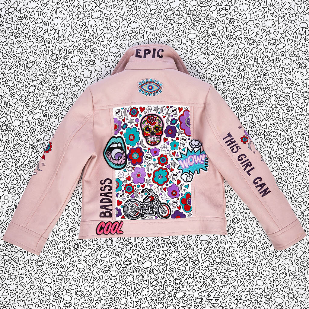 personalised leather jacket