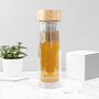 Glass Tea Infuser Tumbler With Bamboo Lid, thumbnail 1 of 6