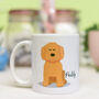 Personalised Cute Dog Name Mug Gift, thumbnail 4 of 12