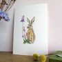 Hare And Bell Heather A5 Giclee Fine Art Print, thumbnail 7 of 11