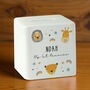 Personalised Scandi Safari Animals Money Box, thumbnail 1 of 6
