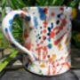 Tankard Mug In Paint Splashes Design, thumbnail 6 of 8