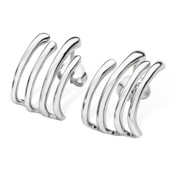 Waterfall Four Hoop Studs, 2 of 4