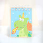 Dragon Wooden Toy And Pad Set In Personalised Bag, thumbnail 5 of 5