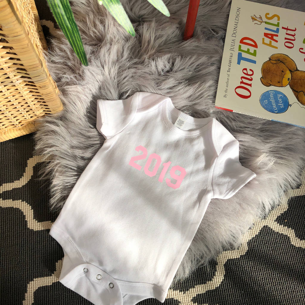 Personalised Year Baby Grow By Rock On Ruby