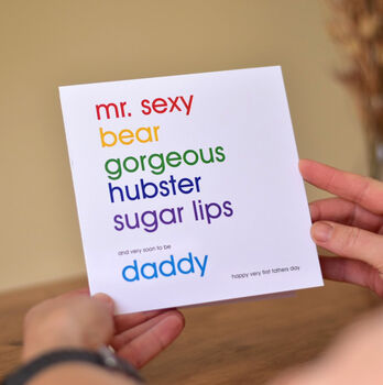Personalised Soon To Be Daddy Father's Day Card, 3 of 5
