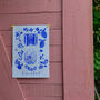 Scenes Of Istanbul, Turkey Blue Tile Inspired Travel Print, thumbnail 8 of 12