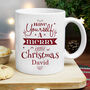Personalised Merry Little Christmas Mug, thumbnail 1 of 5