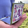 Personalised Initial Floral Compact Mirror, thumbnail 2 of 3