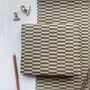 Navy Checkerboard Pattern Fibre 450 X 320mm Size Wrapping Paper Sheet, thumbnail 3 of 6