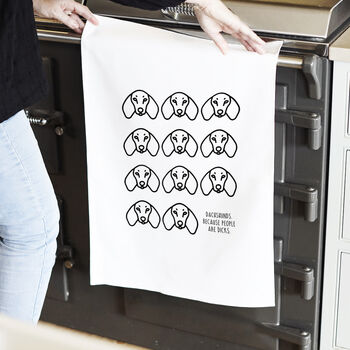 Dachshund Tea Towel, 2 of 2