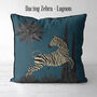 Dancing Zebra, Animalia Cushion, Multi Colours Avail, thumbnail 5 of 7