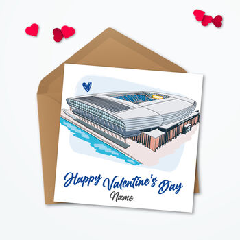 Valentines Everton, Hill Dickinson Personalised Card, 2 of 5