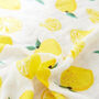 Extra Large Lemon Cotton Muslin, thumbnail 2 of 3