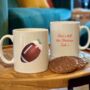 Christmas Pudding American Football Christmas Mug, thumbnail 1 of 2