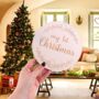 My First Christmas Gift Baby Wooden Plaque Sign, thumbnail 1 of 3