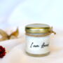 I Am Loved Mini Affirmation Candle, thumbnail 1 of 2