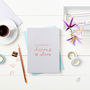 Personalised Dreams And Ideas Foiled Notebook, thumbnail 8 of 8