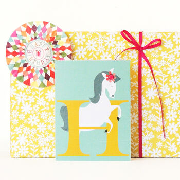 Mini H For Horse Card, 4 of 5
