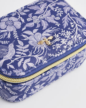 Blue Ditsy Jewellery Box Small, 3 of 5
