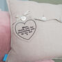 Personalised Bouquet For Mother Figures Cushion, thumbnail 4 of 6