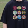 West Ham Beer Mats Oversized T Shirt, thumbnail 7 of 8